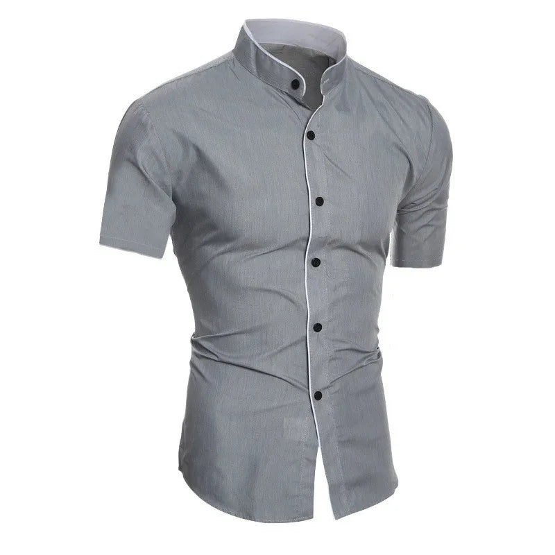 BHS - Men’s Premium Solid Casual Shirt – Smart Everyday Style