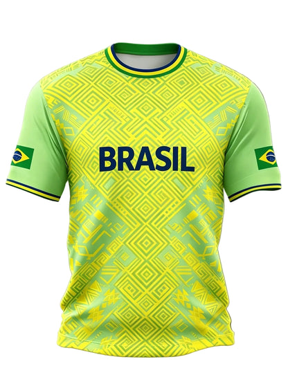 BHS - BRAZIL World Cup 2026 Flag Quick Dry Soccer Jersey Unisex Sports Tee Fans Gift New Style