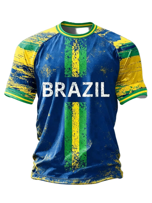 BHS - BRAZIL World Cup 2026 Flag Quick Dry Soccer Jersey Unisex Sports Tee Fans Gift New Style