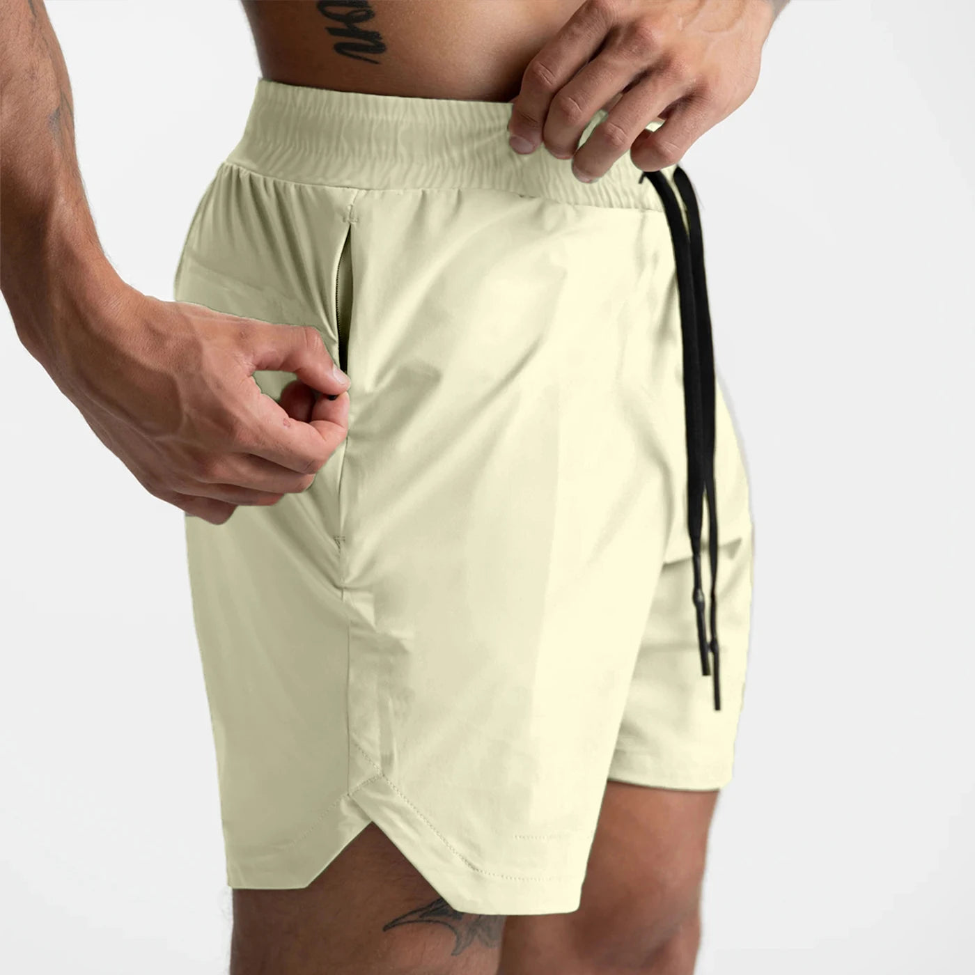 BHS - New Men Shorts Single-Layer Woven Quick Dry,  American Fifth Pants Comfortable