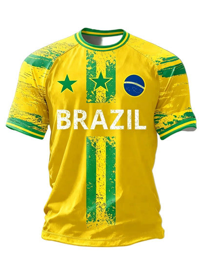 BHS - BRAZIL World Cup 2026 Flag Quick Dry Soccer Jersey Unisex Sports Tee Fans Gift New Style