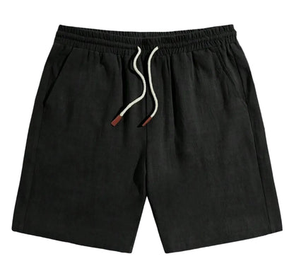 BHS - Premium Cotton Linen Summer Shorts – Lightweight Beach Comfort