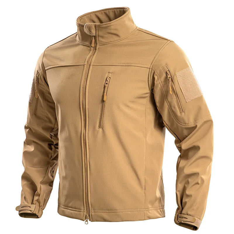 BHS - Men’s Tactical Softshell Fleece Lined Outdoor Jacket