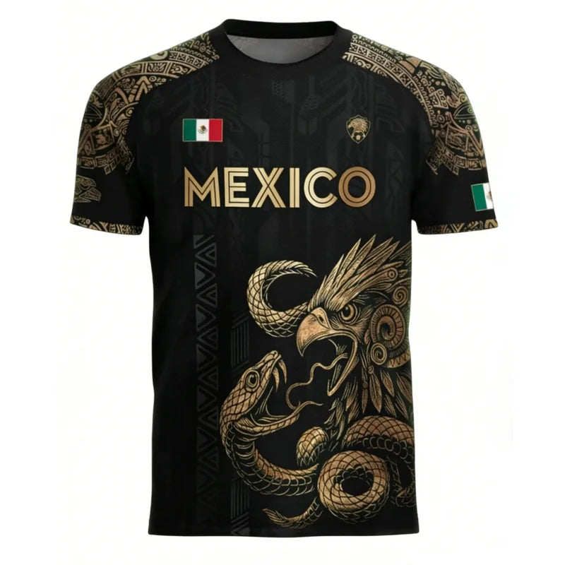 BHS - Mexico World Cup 2026 Fans Shirt Quick Dry and Unisex Sports Tee Fans Gift