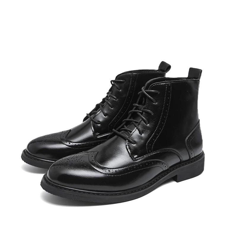 BHS - Luxury Leather Chelsea Boots – Modern Design Elegance