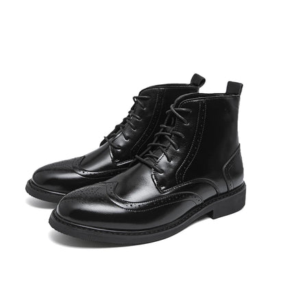 BHS - Luxury Leather Chelsea Boots – Modern Design Elegance