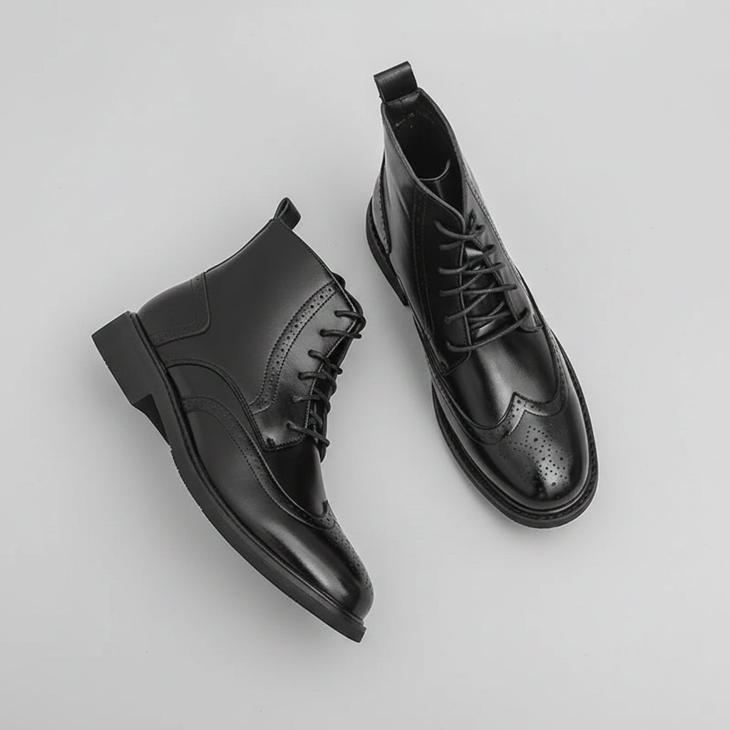 BHS - Luxury Leather Chelsea Boots – Modern Design Elegance