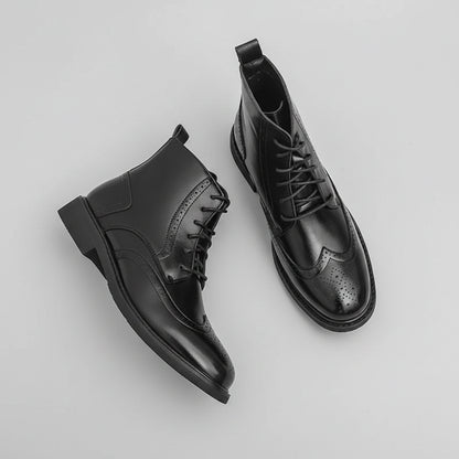 BHS - Luxury Leather Chelsea Boots – Modern Design Elegance