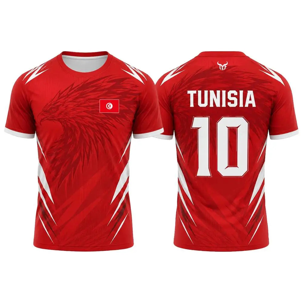 BHS - TUNISIA World Cup 2026 Flag Quick Dry Soccer Jersey Unisex Sports Tee Fans Gift