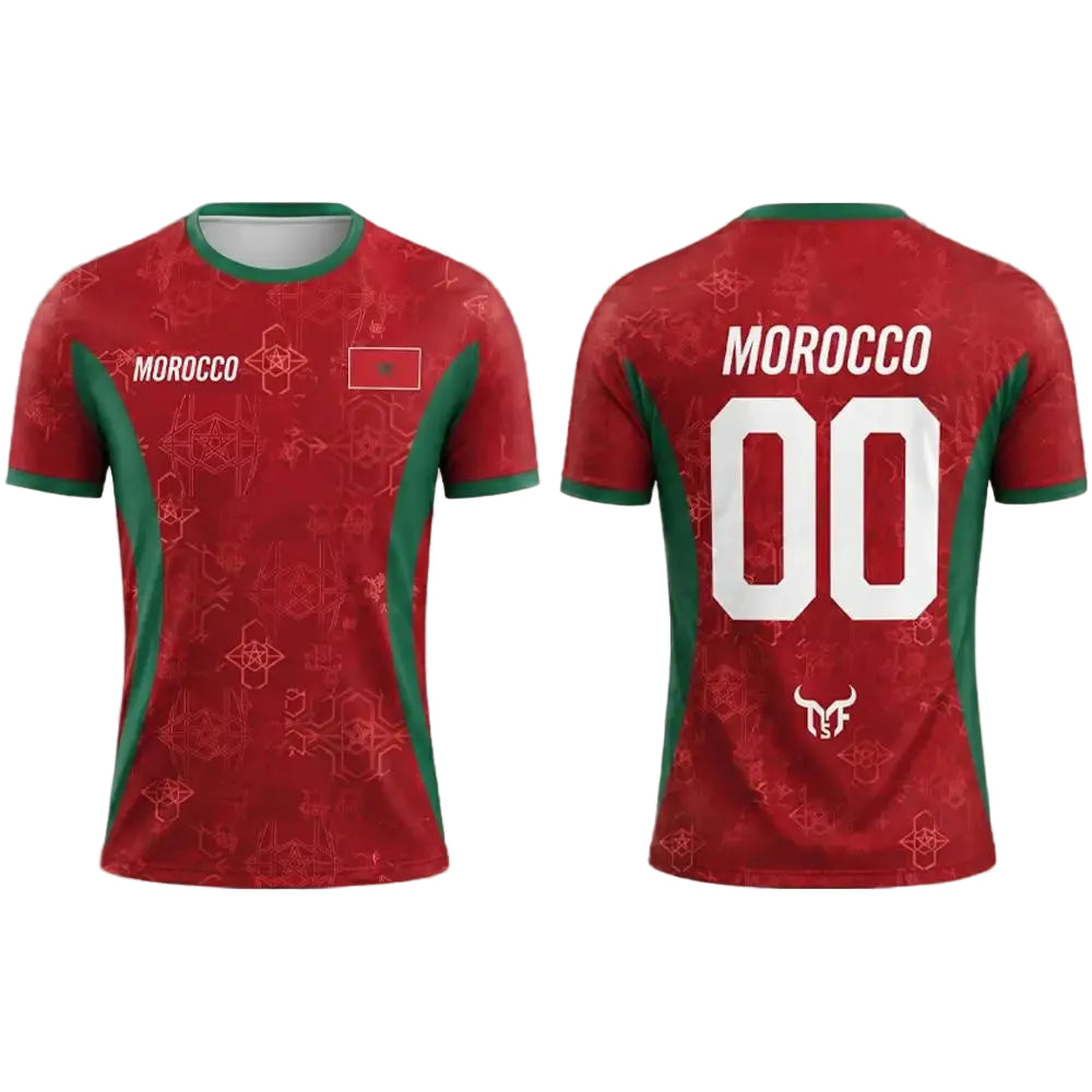 BHS - MOROCCO World Cup 2026 Flag Quick Dry Soccer Jersey Unisex Sports Tee Fans Gift