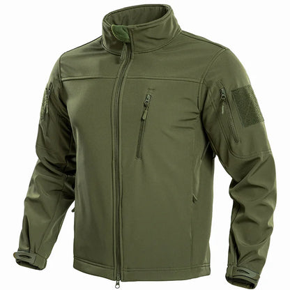BHS - Men’s Tactical Softshell Fleece Lined Outdoor Jacket