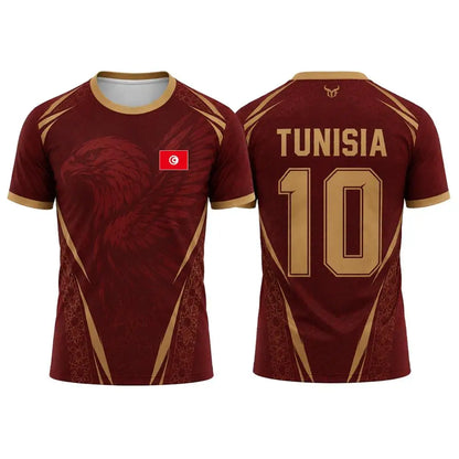 BHS - TUNISIA World Cup 2026 Flag Quick Dry Soccer Jersey Unisex Sports Tee Fans Gift