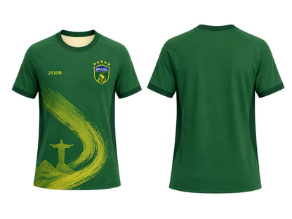 BHS - BRAZIL World Cup 2026 Flag Quick Dry Soccer Jersey Unisex Sports Tee Fans Gift