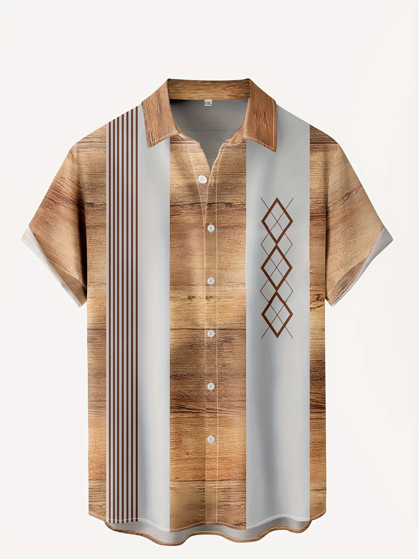 BHS - Hawaii Men's Vintage Shirts Casual Breathable, Premium Summer Style