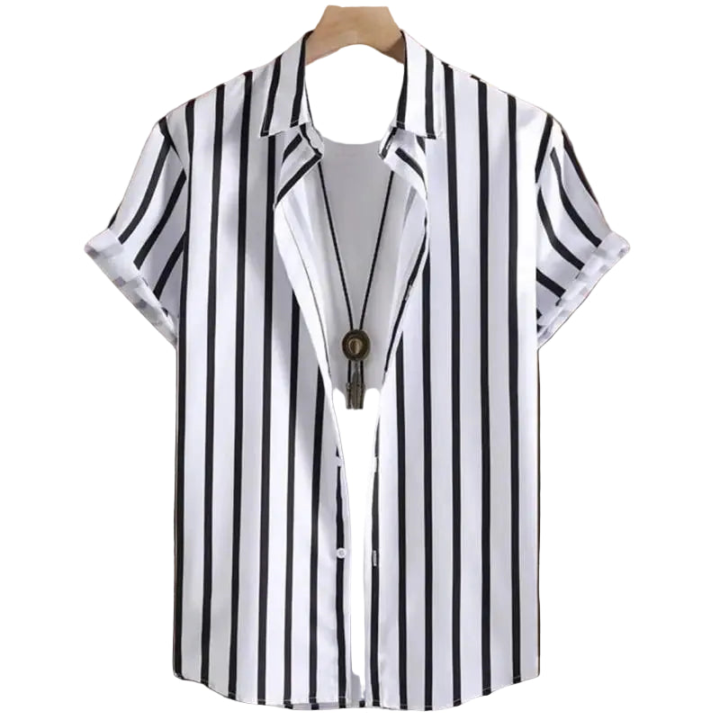 BHS - Premium Oversized Hawaiian Shirt – Full Stripe Summer Edition with more wonderful colors