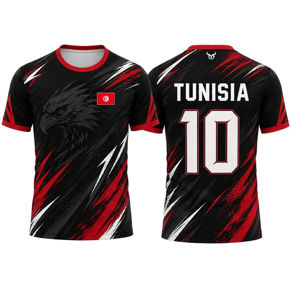 BHS - TUNISIA World Cup 2026 Flag Quick Dry Soccer Jersey Unisex Sports Tee Fans Gift