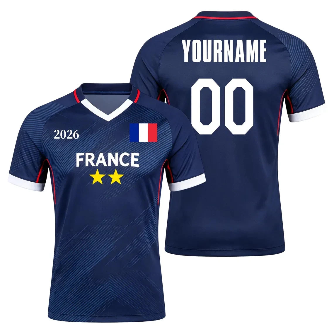 BHS - FRANCE World Cup 2026 Flag Quick Dry Soccer Jersey Unisex Sports Tee Fans Gift NEW