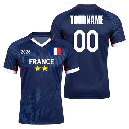 BHS - FRANCE World Cup 2026 Flag Quick Dry Soccer Jersey Unisex Sports Tee Fans Gift NEW