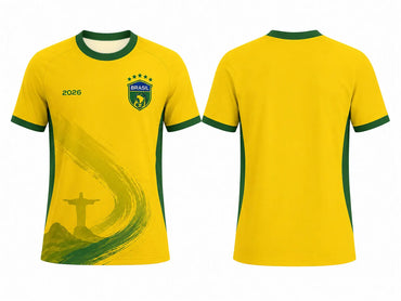 BHS - BRAZIL World Cup 2026 Flag Quick Dry Soccer Jersey Unisex Sports Tee Fans Gift