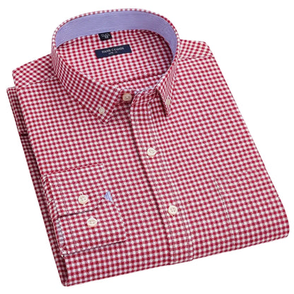 BHS - Premium Cotton Oxford Striped Shirt – Elegant Business Style
