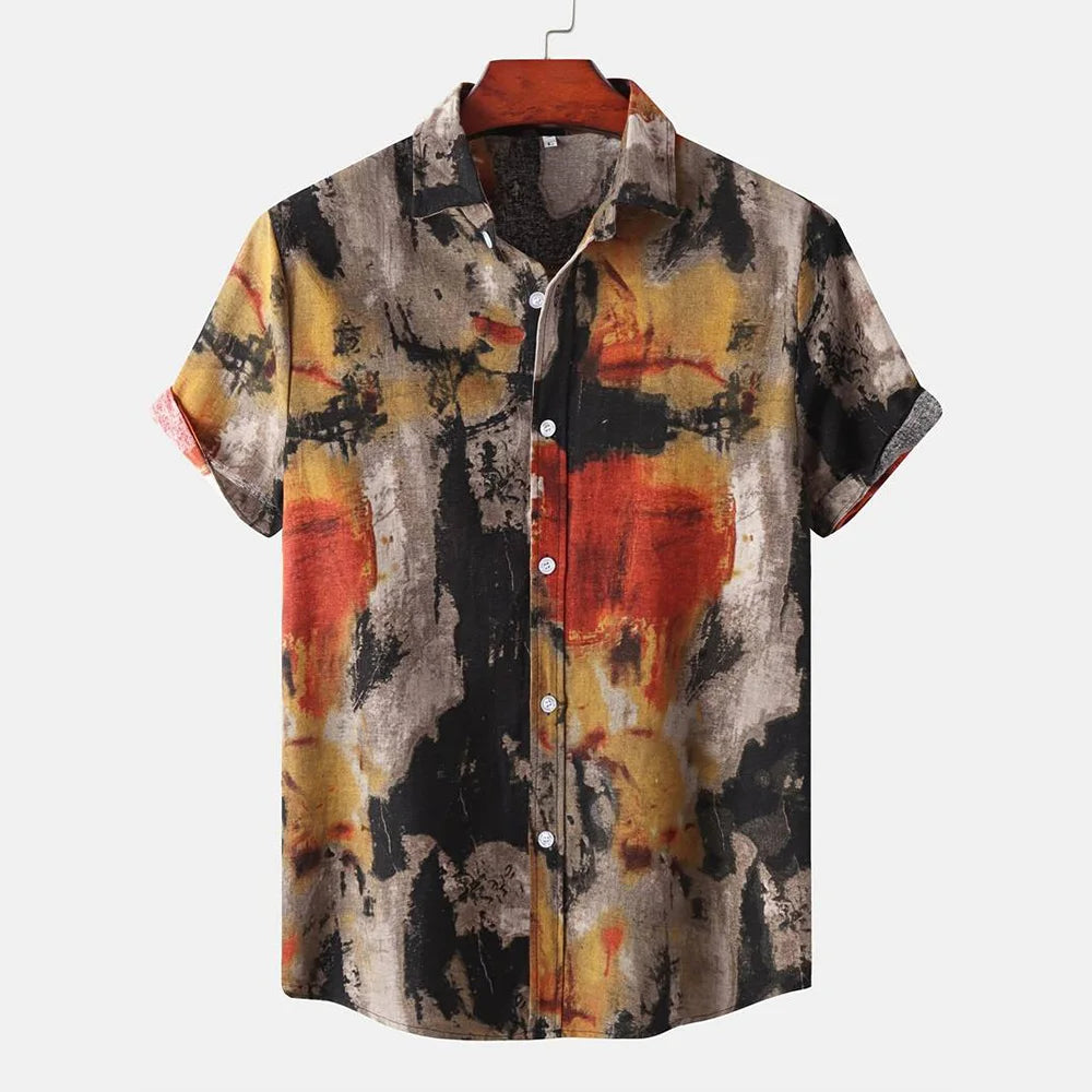 BHS - Vintage Patchwork Summer Shirt – 2026 Trend Hawaiian Style