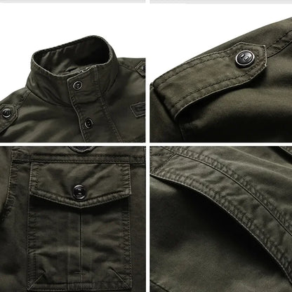 BHS -Men’s Stylish Casual Zip Jacket Lightweight Spring Autumn Outerwear