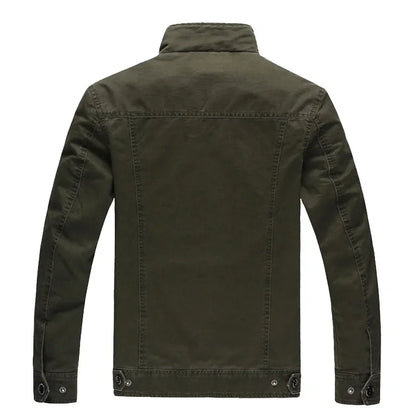 BHS -Men’s Stylish Casual Zip Jacket Lightweight Spring Autumn Outerwear
