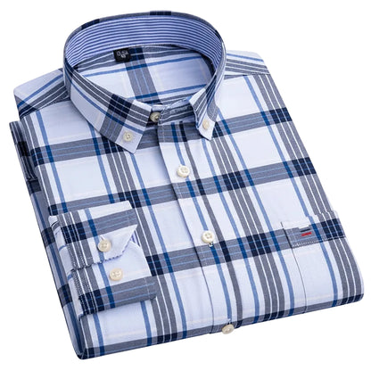 BHS - Premium Cotton Oxford Striped Shirt – Elegant Business Style