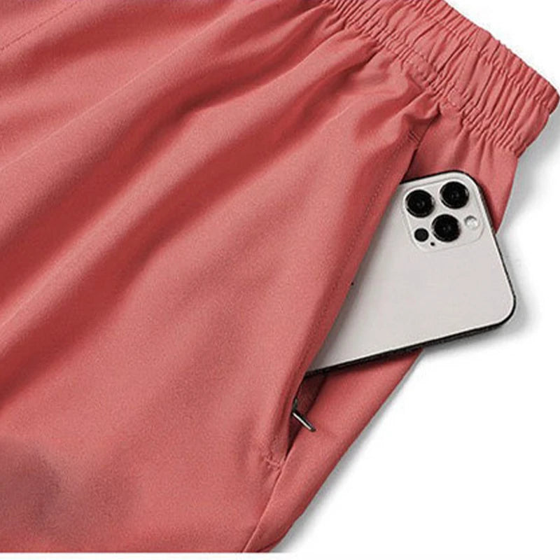 BHS - Men's Short Quick Dry and Comfortable Short for Sports Leisure Shorts Breathable Thin Loose Outdoor Leisure Short