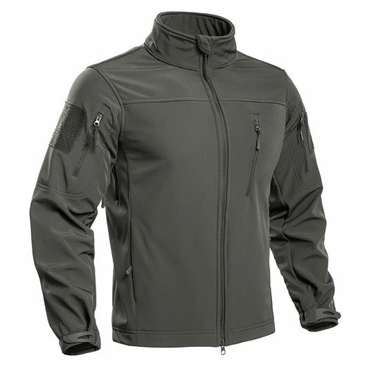 BHS - Men’s Tactical Softshell Fleece Lined Outdoor Jacket