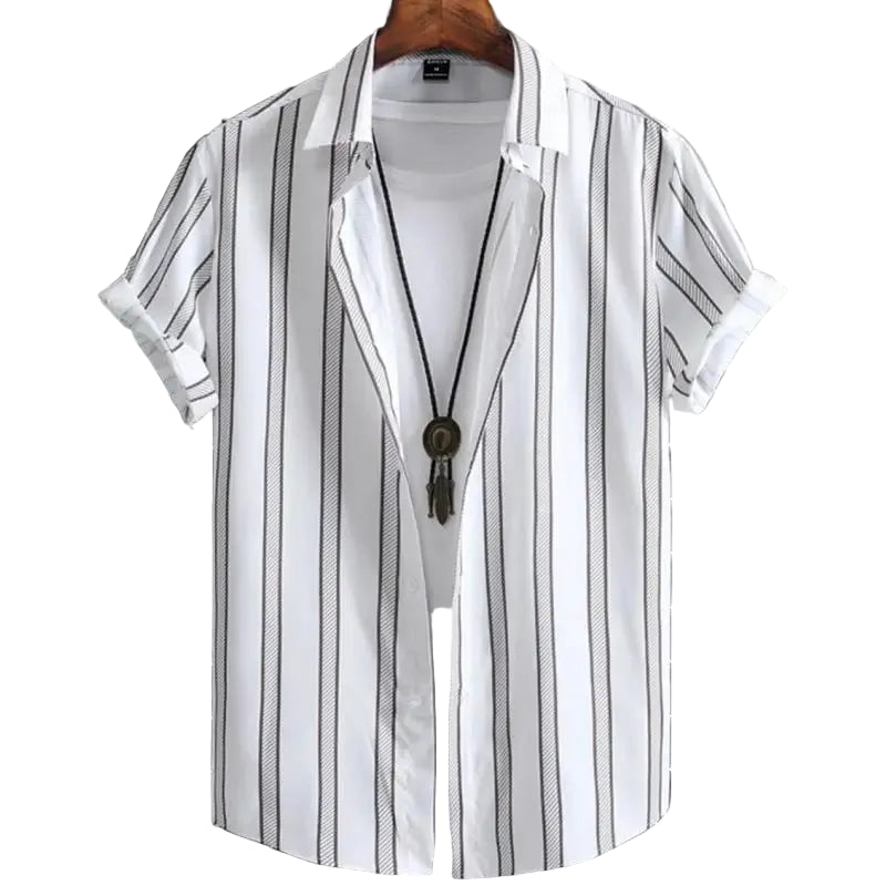 BHS - Premium Oversized Hawaiian Shirt – Full Stripe Summer Edition with more wonderful colors