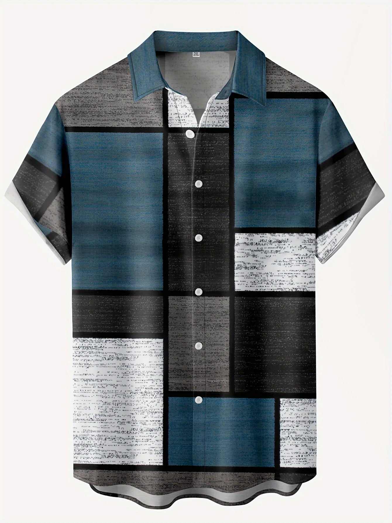 BHS - Hawaii Men's Vintage Shirts Casual Breathable, Premium Summer Style
