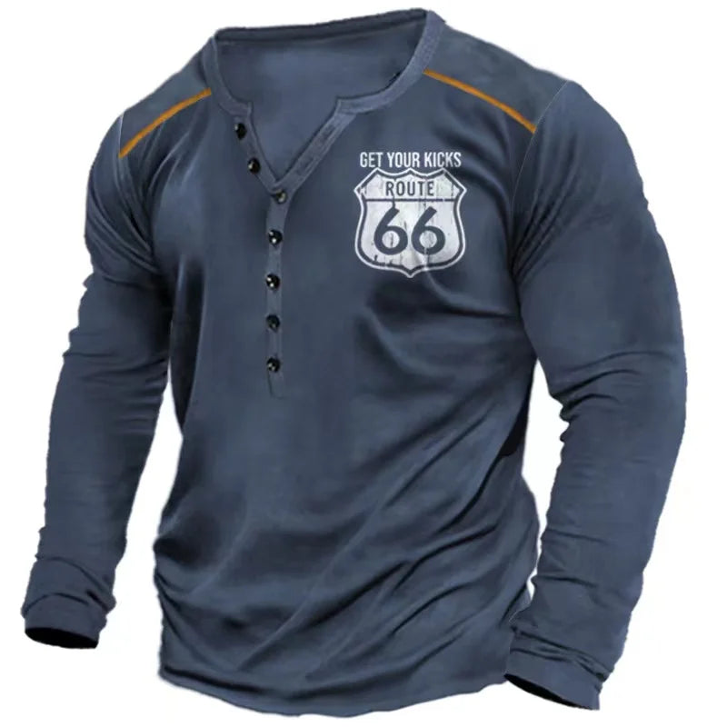 BHS - Vintage Men's T Shirt Yellowstone National Designs Long Sleeve
