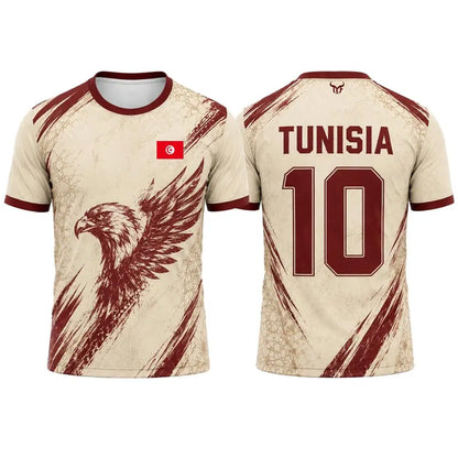 BHS - TUNISIA World Cup 2026 Flag Quick Dry Soccer Jersey Unisex Sports Tee Fans Gift