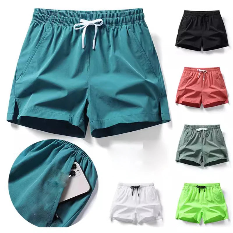 BHS - Men's Short Quick Dry and Comfortable Short for Sports Leisure Shorts Breathable Thin Loose Outdoor Leisure Short